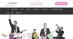 Desktop Screenshot of pinkchampagne.ie