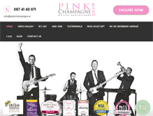 Tablet Screenshot of pinkchampagne.ie